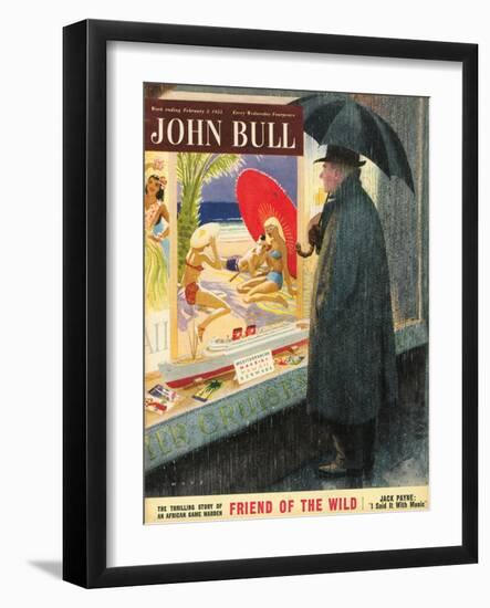 Front Cover of 'John Bull', February 1953-null-Framed Giclee Print