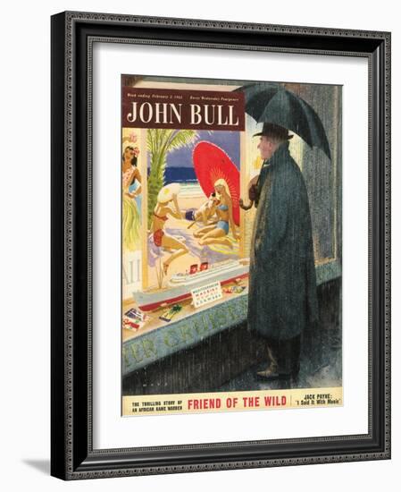 Front Cover of 'John Bull', February 1953-null-Framed Giclee Print