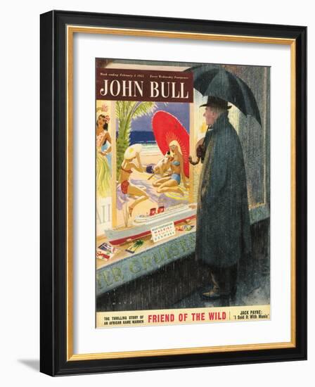 Front Cover of 'John Bull', February 1953-null-Framed Giclee Print
