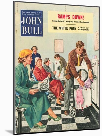 Front Cover of 'John Bull', February 1954-null-Mounted Giclee Print