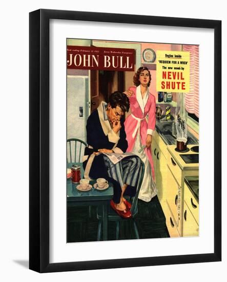 Front Cover of 'John Bull', February 1955-null-Framed Giclee Print