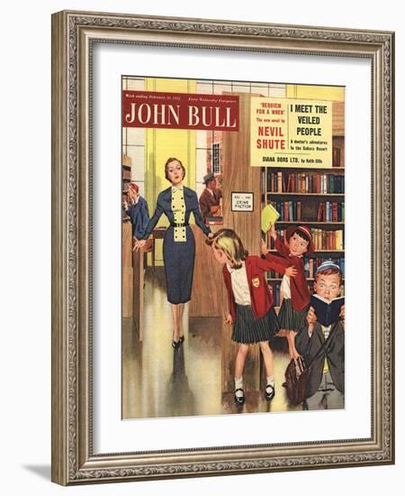 Front Cover of 'John Bull', February 1955-null-Framed Giclee Print