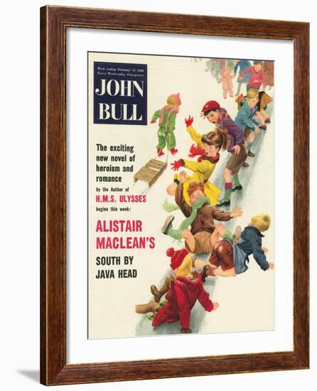 Front Cover of 'John Bull', February 1958-null-Framed Giclee Print