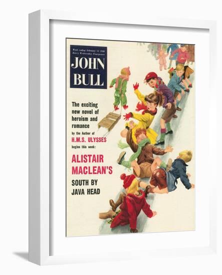 Front Cover of 'John Bull', February 1958-null-Framed Giclee Print