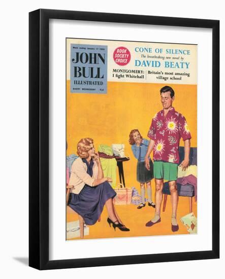 Front Cover of 'John Bull', February 1959-null-Framed Giclee Print