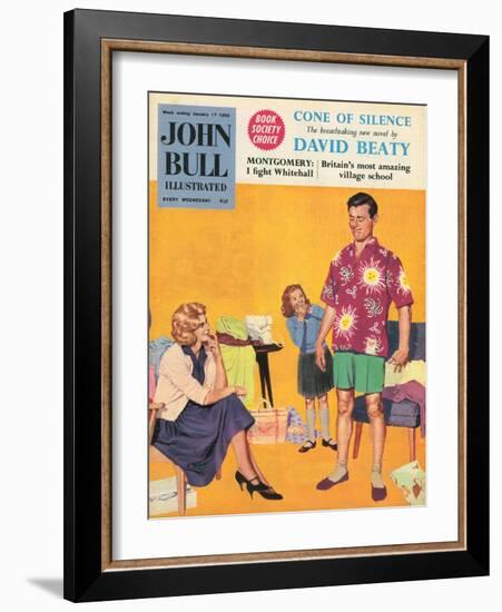 Front Cover of 'John Bull', February 1959-null-Framed Giclee Print