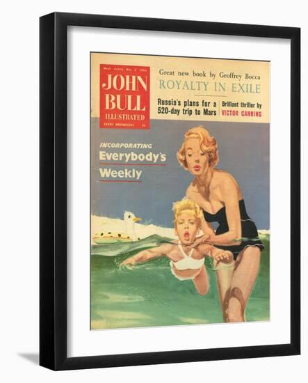 Front Cover of 'John Bull', February 1959-null-Framed Giclee Print