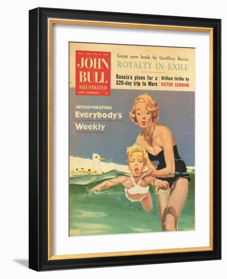 Front Cover of 'John Bull', February 1959-null-Framed Giclee Print