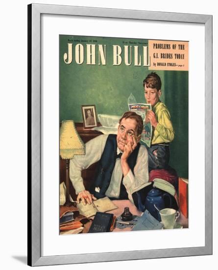 Front Cover of 'John Bull', January 1948-null-Framed Giclee Print