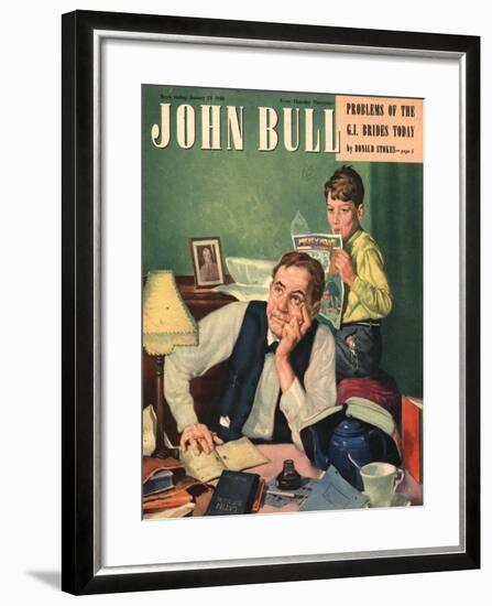 Front Cover of 'John Bull', January 1948-null-Framed Giclee Print