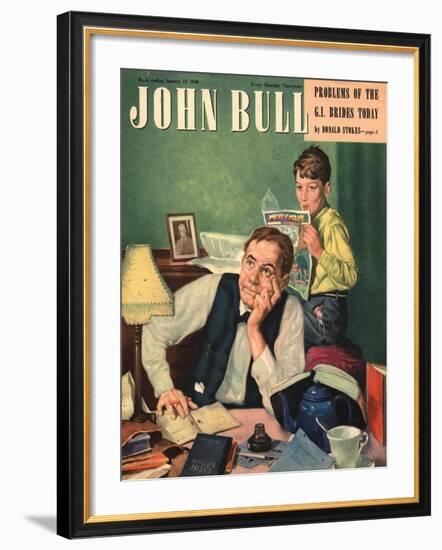 Front Cover of 'John Bull', January 1948-null-Framed Giclee Print