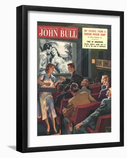 Front Cover of John Bull, January 1953-null-Framed Giclee Print