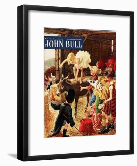 Front Cover of 'John Bull', January 1954-null-Framed Giclee Print