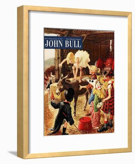 Front Cover of 'John Bull', January 1954-null-Framed Giclee Print