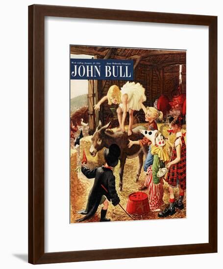 Front Cover of 'John Bull', January 1954-null-Framed Giclee Print