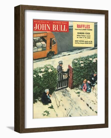 Front Cover of 'John Bull', January 1956-null-Framed Giclee Print