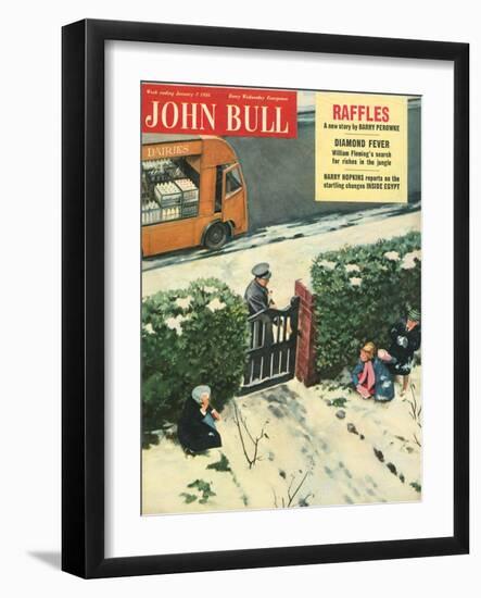 Front Cover of 'John Bull', January 1956-null-Framed Giclee Print