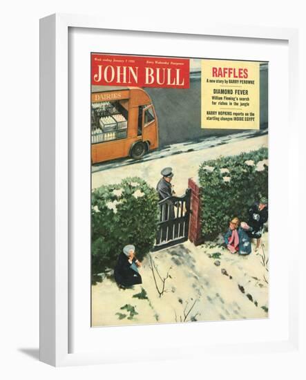Front Cover of 'John Bull', January 1956-null-Framed Giclee Print