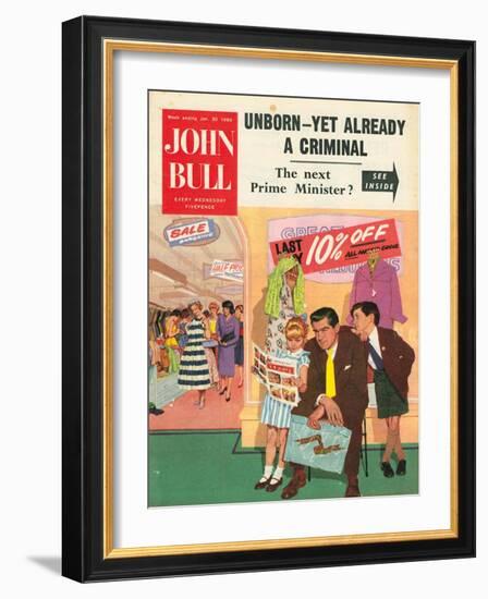 Front Cover of 'John Bull', January 1960-null-Framed Giclee Print