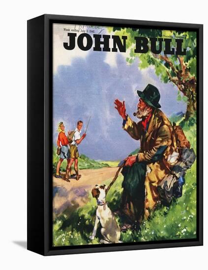 Front Cover of 'John Bull', July 1946-null-Framed Premier Image Canvas