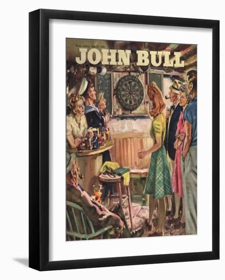 Front Cover of 'John Bull', July 1947-null-Framed Giclee Print