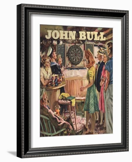 Front Cover of 'John Bull', July 1947-null-Framed Giclee Print