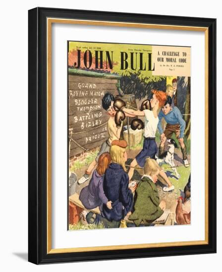 Front Cover of 'John Bull', July 1948-null-Framed Giclee Print