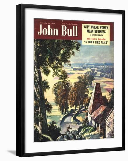 Front Cover of 'John Bull', July 1950-null-Framed Giclee Print