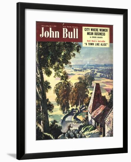 Front Cover of 'John Bull', July 1950-null-Framed Giclee Print