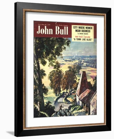 Front Cover of 'John Bull', July 1950-null-Framed Giclee Print