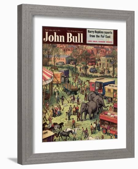 Front Cover of 'John Bull', July 1951-null-Framed Giclee Print