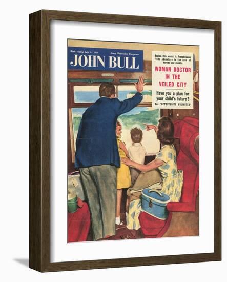 Front Cover of 'John Bull', July 1956-null-Framed Giclee Print