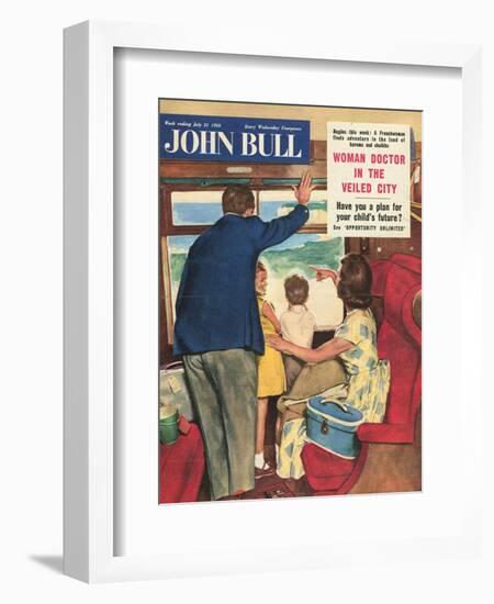 Front Cover of 'John Bull', July 1956-null-Framed Giclee Print