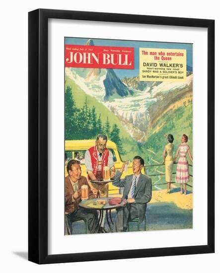 Front Cover of 'John Bull', July 1957-null-Framed Giclee Print