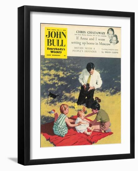 Front Cover of 'John Bull', July 1959-null-Framed Giclee Print