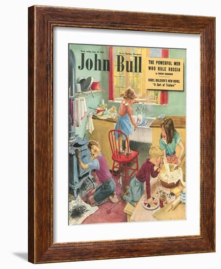 Front Cover of 'John Bull', June 1949-null-Framed Giclee Print