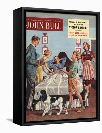 Front Cover of 'John Bull', June 1953-null-Framed Premier Image Canvas