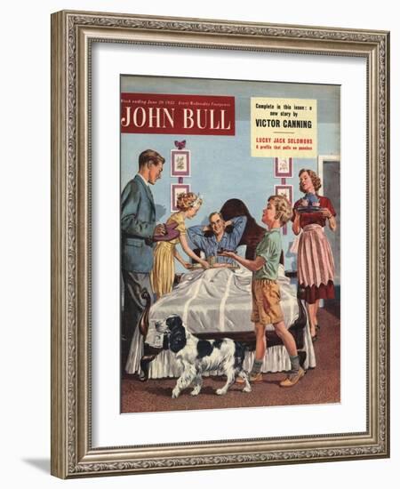 Front Cover of 'John Bull', June 1953-null-Framed Giclee Print