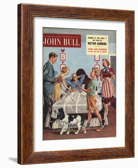 Front Cover of 'John Bull', June 1953-null-Framed Giclee Print