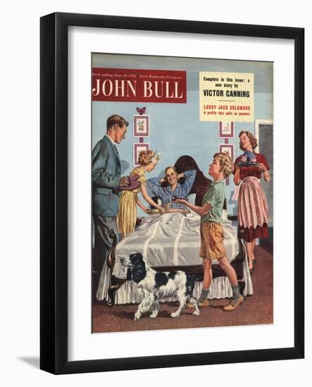 Front Cover of 'John Bull', June 1953-null-Framed Giclee Print
