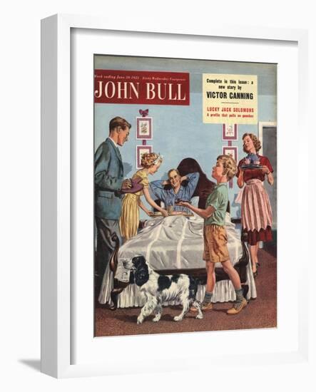 Front Cover of 'John Bull', June 1953-null-Framed Giclee Print