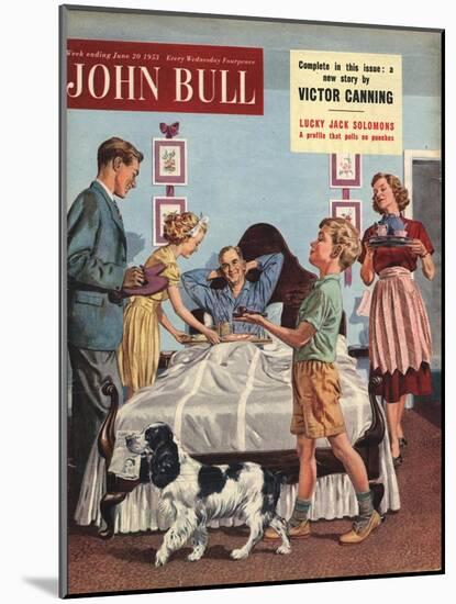 Front Cover of 'John Bull', June 1953-null-Mounted Giclee Print