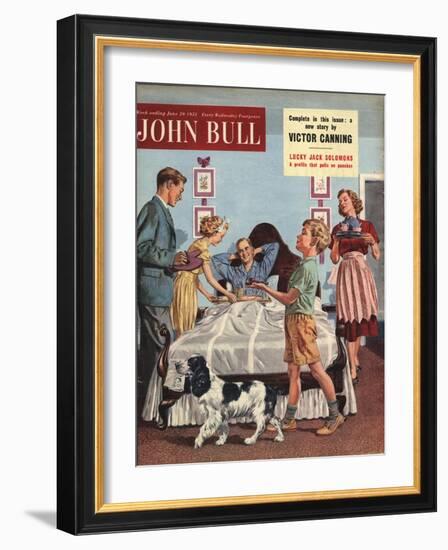 Front Cover of 'John Bull', June 1953-null-Framed Giclee Print