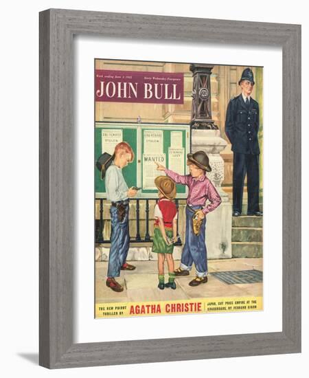 Front Cover of 'John Bull', June 1955-null-Framed Giclee Print