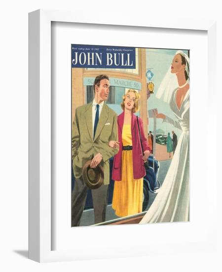 Front Cover of 'John Bull', June 1955-null-Framed Giclee Print