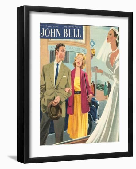 Front Cover of 'John Bull', June 1955-null-Framed Giclee Print