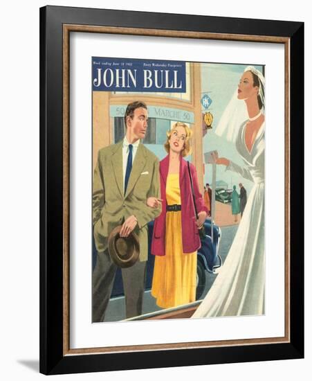 Front Cover of 'John Bull', June 1955-null-Framed Giclee Print