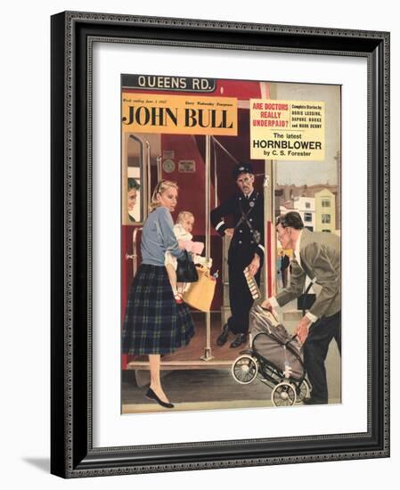 Front Cover of 'John Bull', June 1957-null-Framed Giclee Print