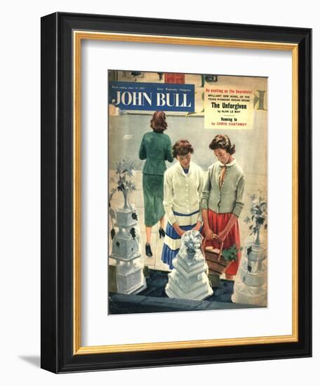 Front Cover of 'John Bull', June 1957-null-Framed Giclee Print