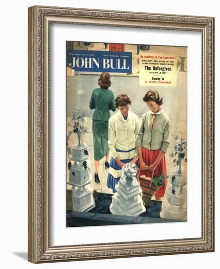 Front Cover of 'John Bull', June 1957-null-Framed Giclee Print